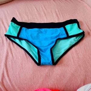 Color Block Bikini Bottom Only